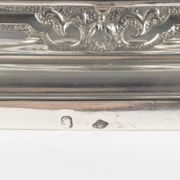 Charles Christofle Pair of Table End Candelabra, Solid Silver, 19th Century