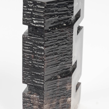 DAUM -  VASE ARGOS en cristal dessiné par CESAR BALDACCINI (1921-1998)