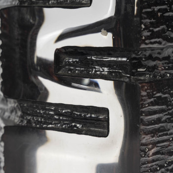 DAUM -  VASE ARGOS en cristal dessiné par CESAR BALDACCINI (1921-1998)