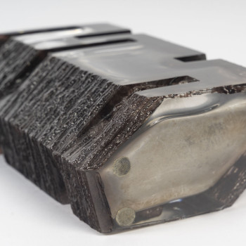 DAUM -  VASE ARGOS en cristal dessiné par CESAR BALDACCINI (1921-1998)