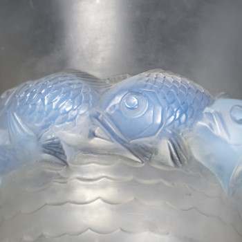 R. LALIQUE – PIRIAC Glass Vase, created in 1930