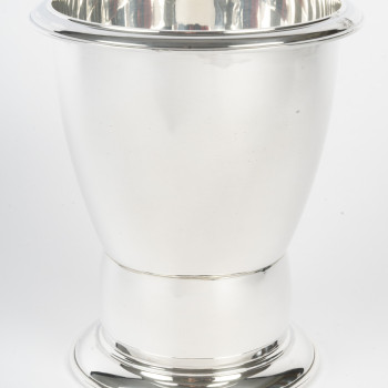 Jean Puiforcat- Vase Art Déco en argent massif circa 1930