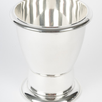 Jean Puiforcat- Vase Art Déco en argent massif circa 1930