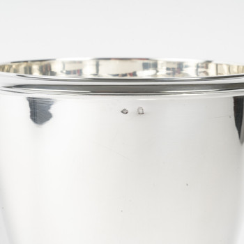 Jean Puiforcat- Vase Art Déco en argent massif circa 1930