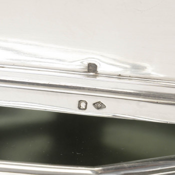 Ravinet d'Enfert - Centerpiece and Matching Planter in Solid Silver Art Deco Period