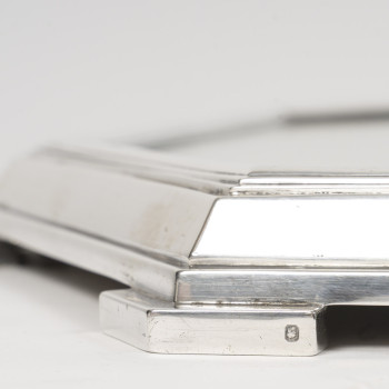 Ravinet d'Enfert - Centerpiece and Matching Planter in Solid Silver Art Deco Period