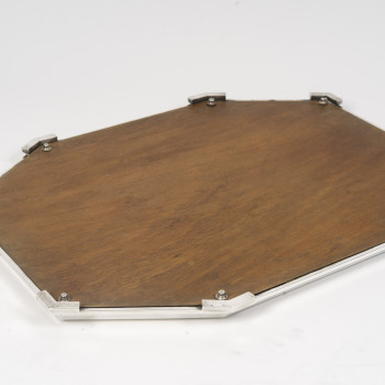 Ravinet d'Enfert - Centerpiece and Matching Planter in Solid Silver Art Deco Period