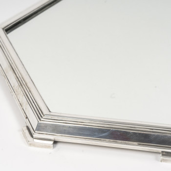 Ravinet d'Enfert - Centerpiece and Matching Planter in Solid Silver Art Deco Period