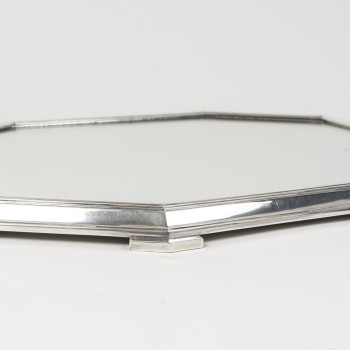 Ravinet d'Enfert - Centerpiece and Matching Planter in Solid Silver Art Deco Period