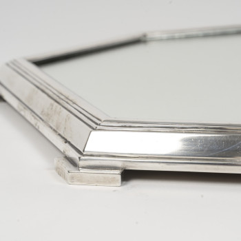 Ravinet d'Enfert - Centerpiece and Matching Planter in Solid Silver Art Deco Period