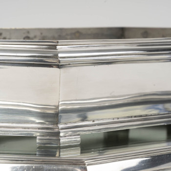 Ravinet d'Enfert - Surtout de table et sa Jardinière en argent massif Époque Art Déco