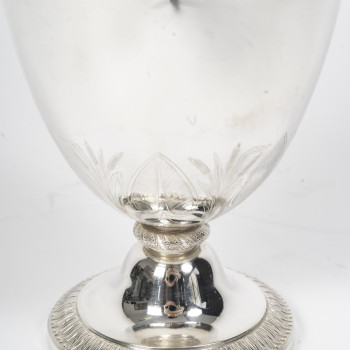 Ovoid Ewer in Solid Silver, Empire Period (1809–1818)