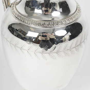 Ovoid Ewer in Solid Silver, Empire Period (1809–1818)