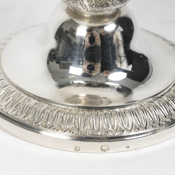 Ovoid Ewer in Solid Silver, Empire Period (1809–1818)