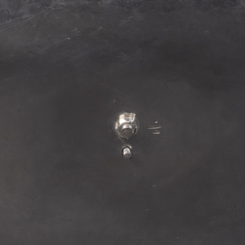 GUTIERREZ - Centre de table en forme de citrouille en argent massif Circa 1970