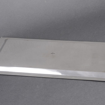 Cardeilhac – Plateau rectangulaire en argent massif, époque Art Déco