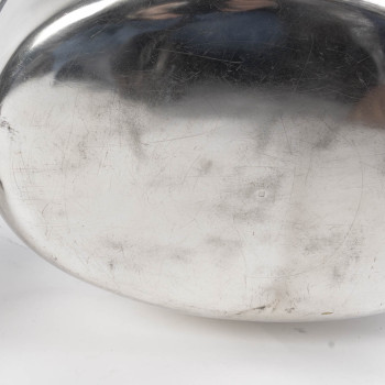 BOIN TABURET – LOUIS XV SOLID SILVER JARDINIERE AND ITS LINING - 19th Century