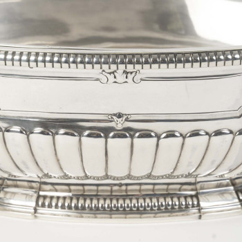 PUIFORCAT – SILVER JARDINIERE and its lining - Circa early 20th