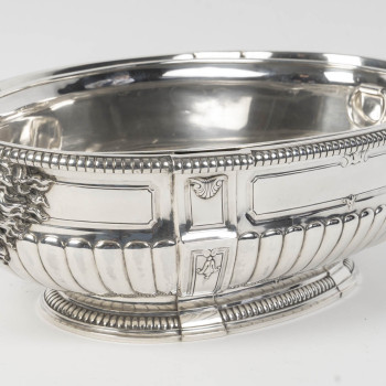 PUIFORCAT – SILVER JARDINIERE and its lining - Circa early 20th