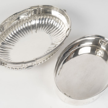 PUIFORCAT – SILVER JARDINIERE and its lining - Circa early 20th
