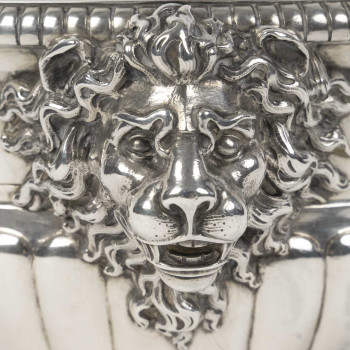 PUIFORCAT – SILVER JARDINIERE and its lining - Circa early 20th