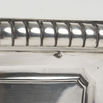 PUIFORCAT – JARDINIERE EN ARGENT MASSIF et sa doublure Circa début XXe
