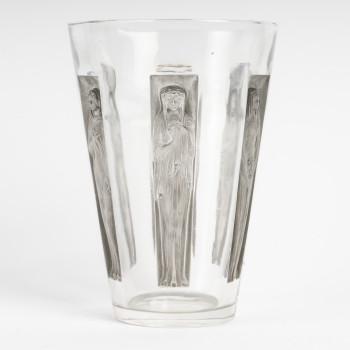 René Lalique - “Six Figurines Goblet” Vase, model created in 1912