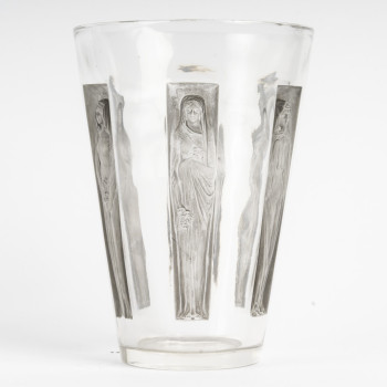 René Lalique - “Six Figurines Goblet” Vase, model created in 1912