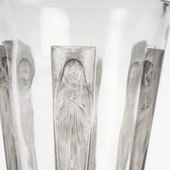 René Lalique - “Six Figurines Goblet” Vase, model created in 1912