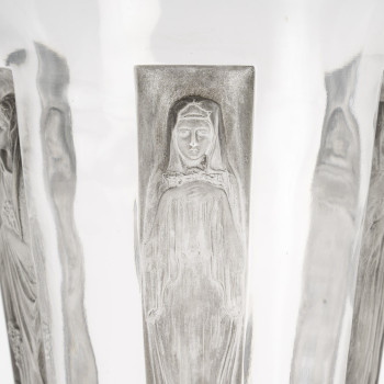 René Lalique - “Six Figurines Goblet” Vase, model created in 1912