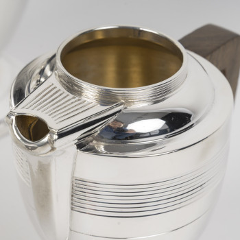 BOIN TABURET Four-Piece Solid Silver Tea/Coffee Service, Art Deco Period