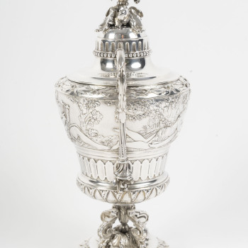 ODIOT – Covered Silver Bonbonniere, Napoleon III Period
