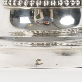 ODIOT – Covered Silver Bonbonniere, Napoleon III Period