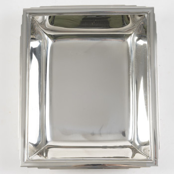 JEAN E. PUIFORCAT- Set de platerie 4 pièces en argent massif, époque Art déco