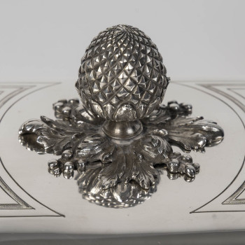 BOIN TABURET – Pair of 19th-Century Solid Silver Terrines