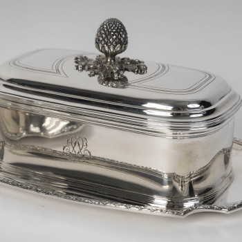 BOIN TABURET – Pair of 19th-Century Solid Silver Terrines