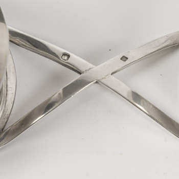 ESQUILAT – Set of 4 Art Deco Double Low Candelabra in Solid Silver