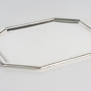 PUIFORCAT – Solid Silver Card Tray, Art Deco Period