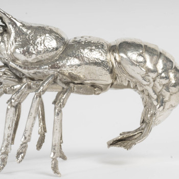 Gianmaria Buccellati – Solid Silver Spiny Lobster, Northern Italy, circa 20th