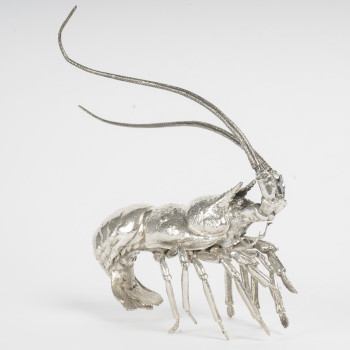 Gianmaria Buccellati  - Langouste en argent massif Circa XXe Italie du Nord
