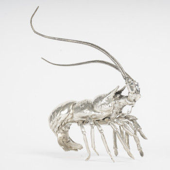 Gianmaria Buccellati – Solid Silver Spiny Lobster, Northern Italy, circa 20th