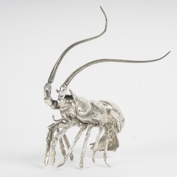 Gianmaria Buccellati – Solid Silver Spiny Lobster, Northern Italy, circa 20th