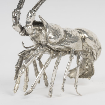 Gianmaria Buccellati  - Langouste en argent massif Circa XXe Italie du Nord