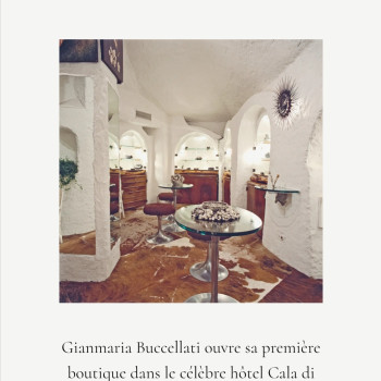 Gianmaria Buccellati - Centre de table en argent massif à trois feuilles de vigne