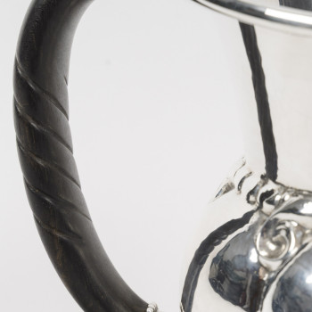 GEORG JENSEN - Pichet à eau - modèle 7A, dit Melon Pitcher, créé en 1907. Danemark, XXe siècle