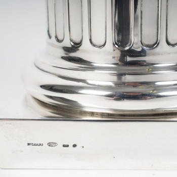 BVLGARI – VASE TROPHÉE LANCÔME, PRIX DE L’ÉLÉGANCE Argent massif - XXe siècle