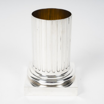 BVLGARI – VASE TROPHÉE LANCÔME, PRIX DE L’ÉLÉGANCE Argent massif - XXe siècle