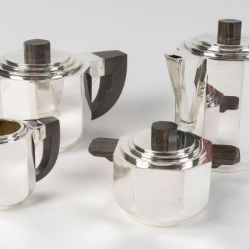 LAPPARRA – 4-Piece Solid Silver Tea/Coffee Set – Art Deco Period