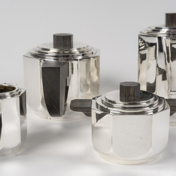 LAPPARRA – 4-Piece Solid Silver Tea/Coffee Set – Art Deco Period
