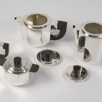 LAPPARRA – 4-Piece Solid Silver Tea/Coffee Set – Art Deco Period